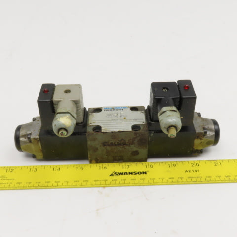 Rexroth 4WE6D51/0FAG24 4/2 Way Detent Double Solenoid Valve 24VDC Coil