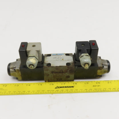 Rexroth 4WE6D51/0FAG24 4/2 Way Detent Double Solenoid Valve 24VDC Coil