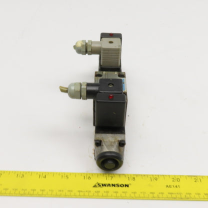 Rexroth 4WE6D51/0FAG24 4/2 Way Detent Double Solenoid Valve 24VDC Coil