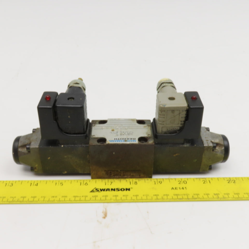 Rexroth 4WE6D51/0FAG24 4/2 Way Detent Double Solenoid Valve 24VDC Coil