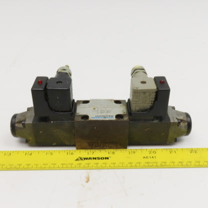 Rexroth 4WE6D51/0FAG24 4/2 Way Detent Double Solenoid Valve 24VDC Coil