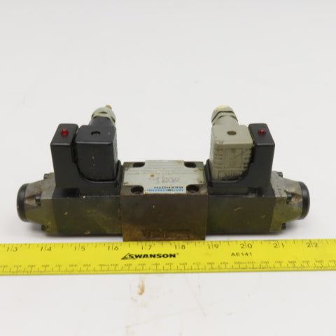 Rexroth 4WE6D51/0FAG24 4/2 Way Detent Double Solenoid Valve 24VDC Coil