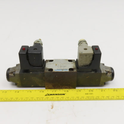 Rexroth 4WE6D51/0FAG24 4/2 Way Detent Double Solenoid Valve 24VDC Coil