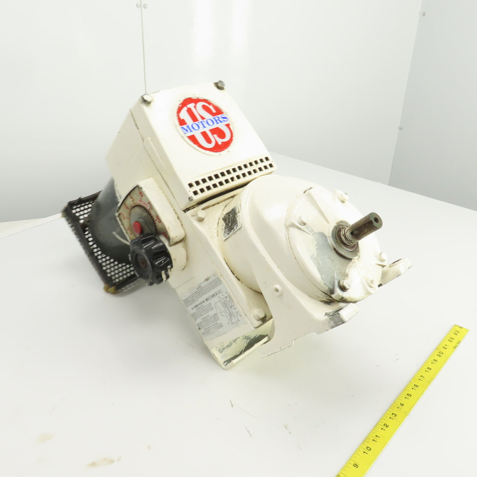 US Motors E188A 1-1/2HPAdjustable Speed Helical Gear Reducer 208-230/460V 5.1A