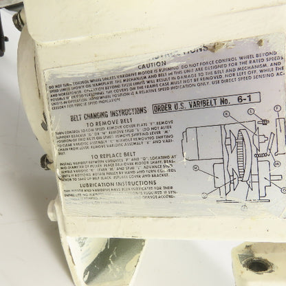 US Motors E188A 1-1/2HPAdjustable Speed Helical Gear Reducer 208-230/460V 5.1A