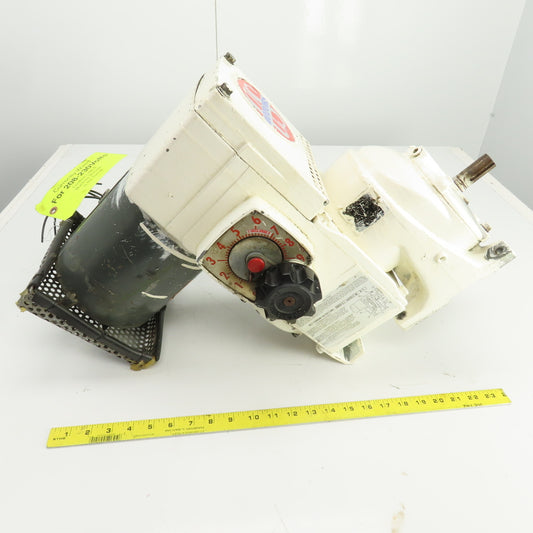 US Motors E188A 1-1/2HPAdjustable Speed Helical Gear Reducer 208-230/460V 5.1A