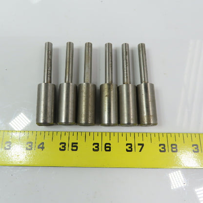Carbon Steel Counter Bore Pilot 37/64" x 1/4" x 1-1/4" Depth Lot of 6