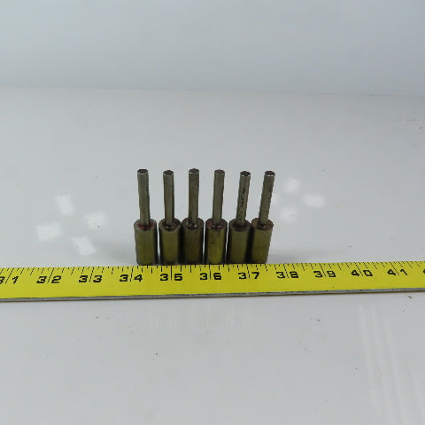 Carbon Steel Counter Bore Pilot 37/64" x 1/4" x 1-1/4" Depth Lot of 6