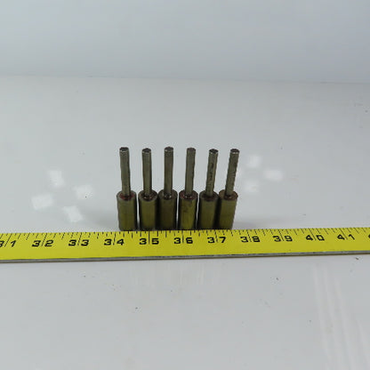 Carbon Steel Counter Bore Pilot 37/64" x 1/4" x 1-1/4" Depth Lot of 6