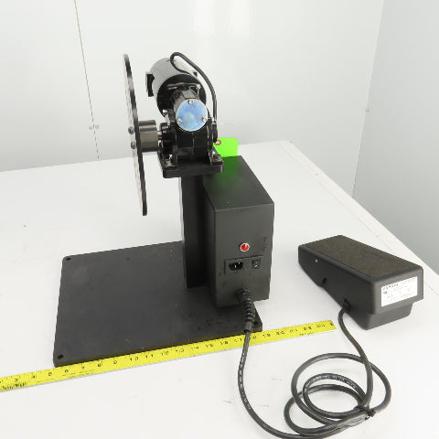Foot Pedal Operated Variable Speed Rotary Positioner 250RPM 110V 1PH 1/8HP 0.91A