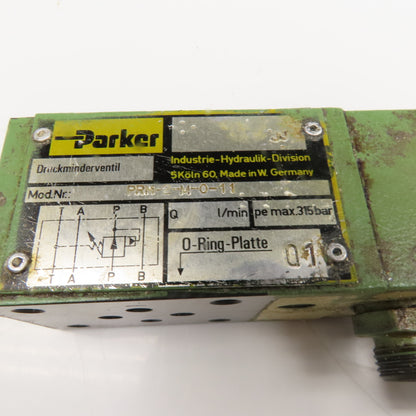 Parker PRM-2-M-0-11 Pressure Reducing Sandwich Valve 315Bar