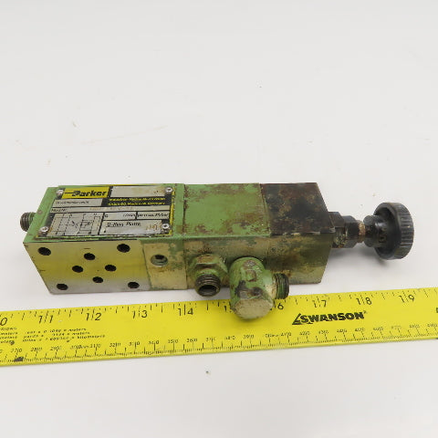 Parker PRM-2-M-0-11 Pressure Reducing Sandwich Valve 315Bar