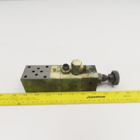 Parker PRM-2-M-0-11 Pressure Reducing Sandwich Valve 315Bar