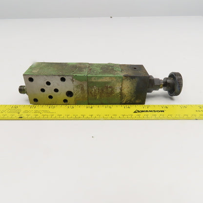 Parker PRM-2-M-0-11 Pressure Reducing Sandwich Valve 315Bar