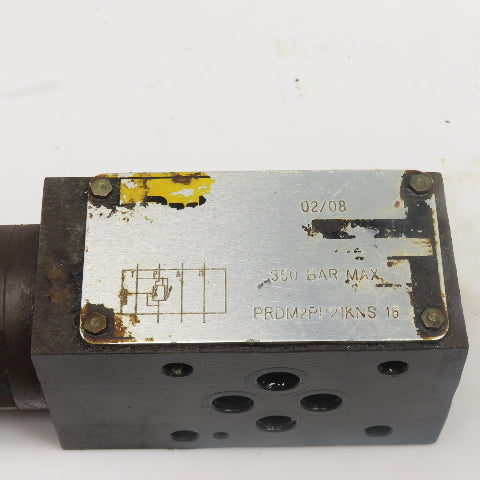 Parker PRDM2PP21KNS 16 Direct Operated Pressure Reducing Valve 350 Bar