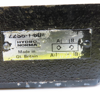 Hydro Norma Z2S6-1-60 D03 Hydraulic Piloted Check Sandwich Valve