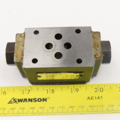 Hydro Norma Z2S6-1-60 D03 Hydraulic Piloted Check Sandwich Valve