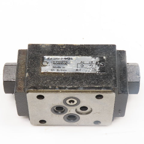 Hydro Norma Z2S6-1-60 D03 Hydraulic Piloted Check Sandwich Valve