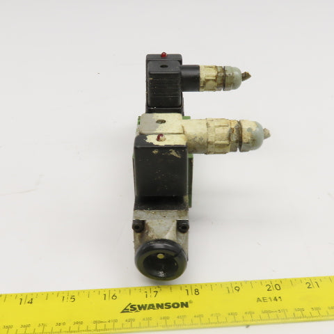 Rexroth 4 WE 6 W51/AG24NZ4 4/3 Way Spring Centered Double Solenoid 24VDC