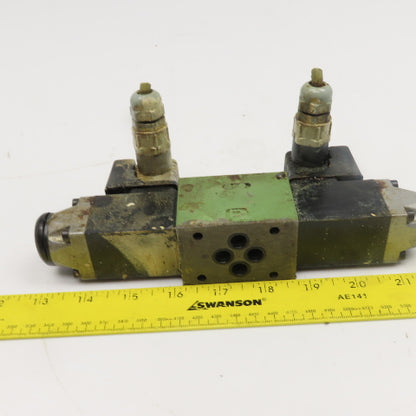 Rexroth 4 WE 6 W51/AG24NZ4 4/3 Way Spring Centered Double Solenoid 24VDC