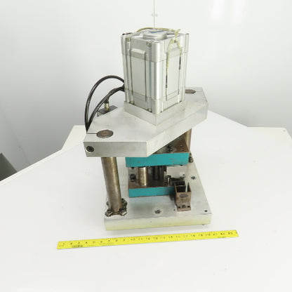Pneumatic Cylinder Actuated Punch Press Die Set /Shoe 8" FB x 6" W 5-1/4" Throat