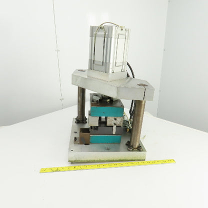 Pneumatic Cylinder Actuated Punch Press Die Set /Shoe 8" FB x 6" W 5-1/4" Throat
