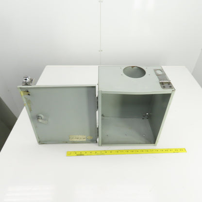 14" x 12" x 8" Lockable Electrical Enclosure Hinged Door No Key