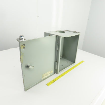 14" x 12" x 8" Lockable Electrical Enclosure Hinged Door No Key