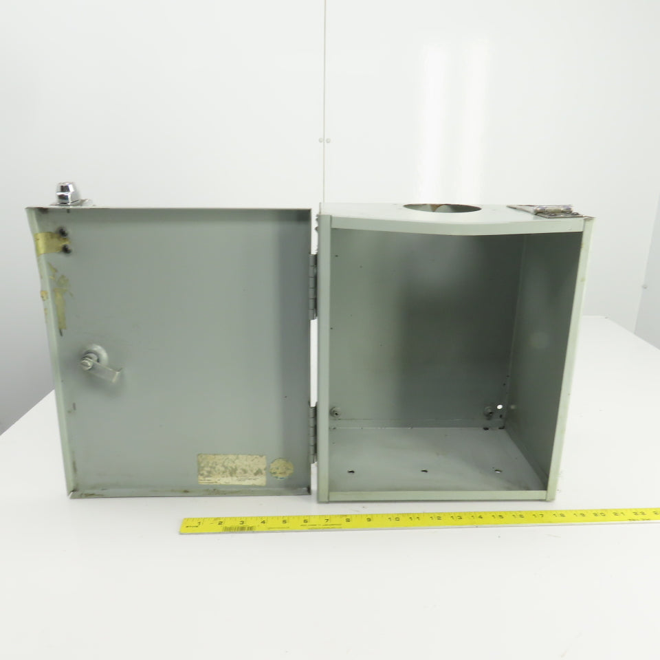 14" x 12" x 8" Lockable Electrical Enclosure Hinged Door No Key
