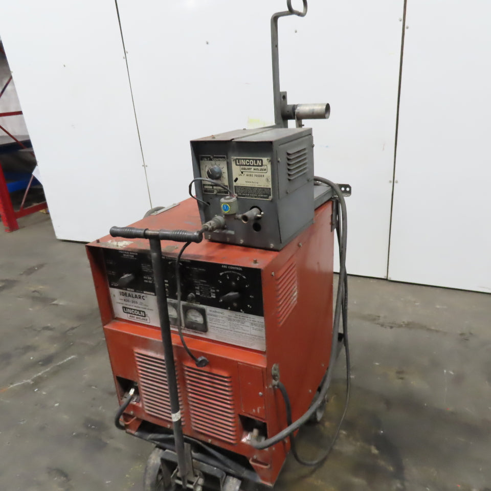 Lincoln R3S-325 IdealArc 325A 480V Squirt Welder 3Ph LN-7 Feeder Wheels Package