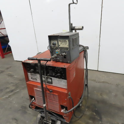 Lincoln R3S-325 IdealArc 325A 480V Squirt Welder 3Ph LN-7 Feeder Wheels Package