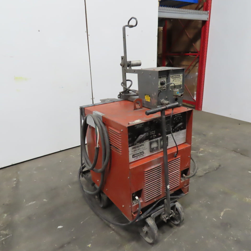 Lincoln R3S-325 IdealArc 325A 480V Squirt Welder 3Ph LN-7 Feeder Wheels Package