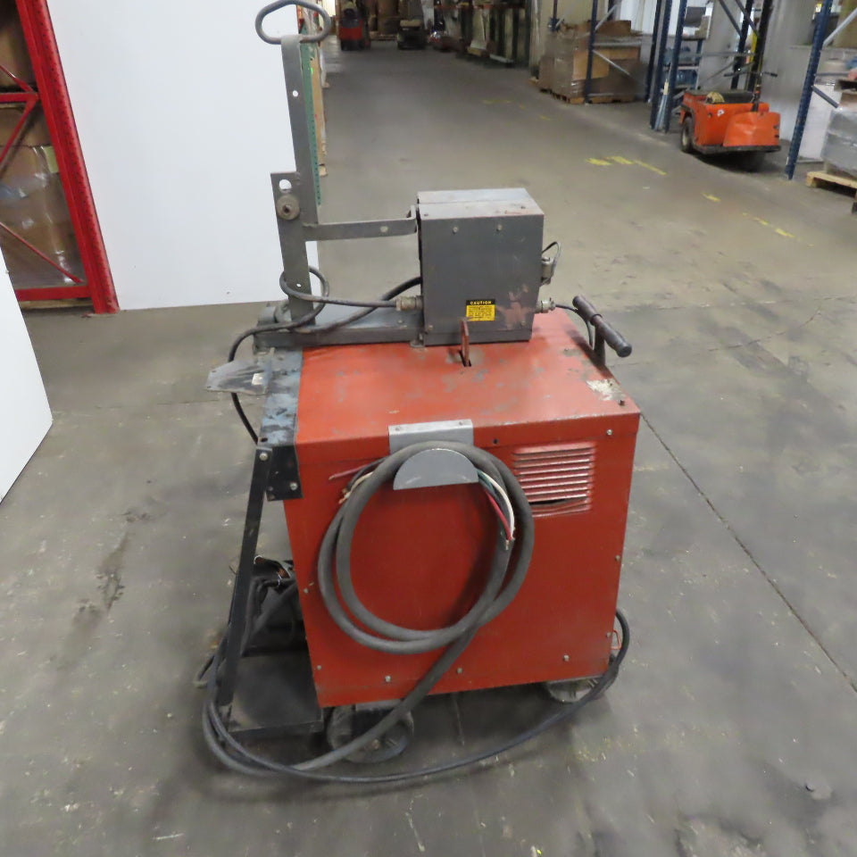 Lincoln R3S-325 IdealArc 325A 480V Squirt Welder 3Ph LN-7 Feeder Wheels Package