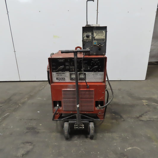 Lincoln R3S-325 IdealArc 325A 480V Squirt Welder 3Ph LN-7 Feeder Wheels Package