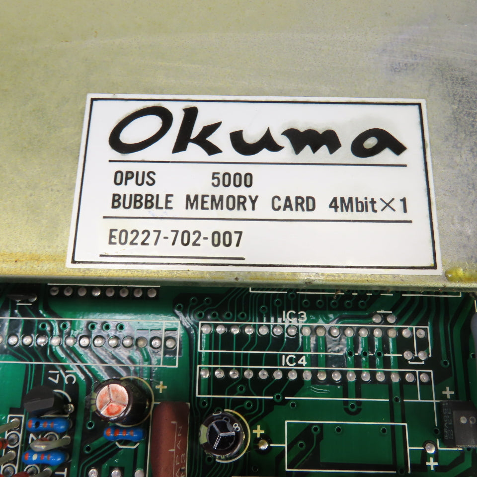 Okuma E4809-045-091-E Opus 5000II Main Board IIB Full Card W/4Mbit X 2 Memory