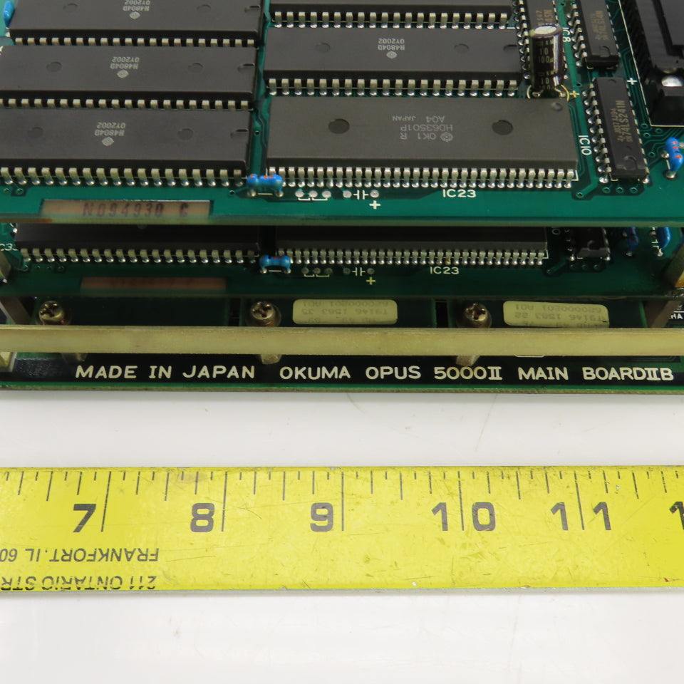Okuma E4809-045-091-E Opus 5000II Main Board IIB Full Card W/4Mbit X 2 Memory