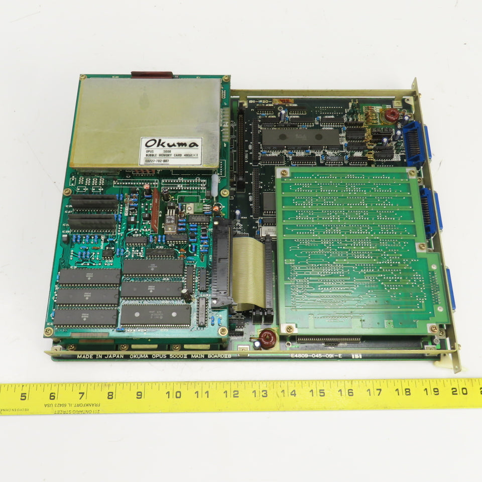 Okuma E4809-045-091-E Opus 5000II Main Board IIB Full Card W/4Mbit X 2 Memory