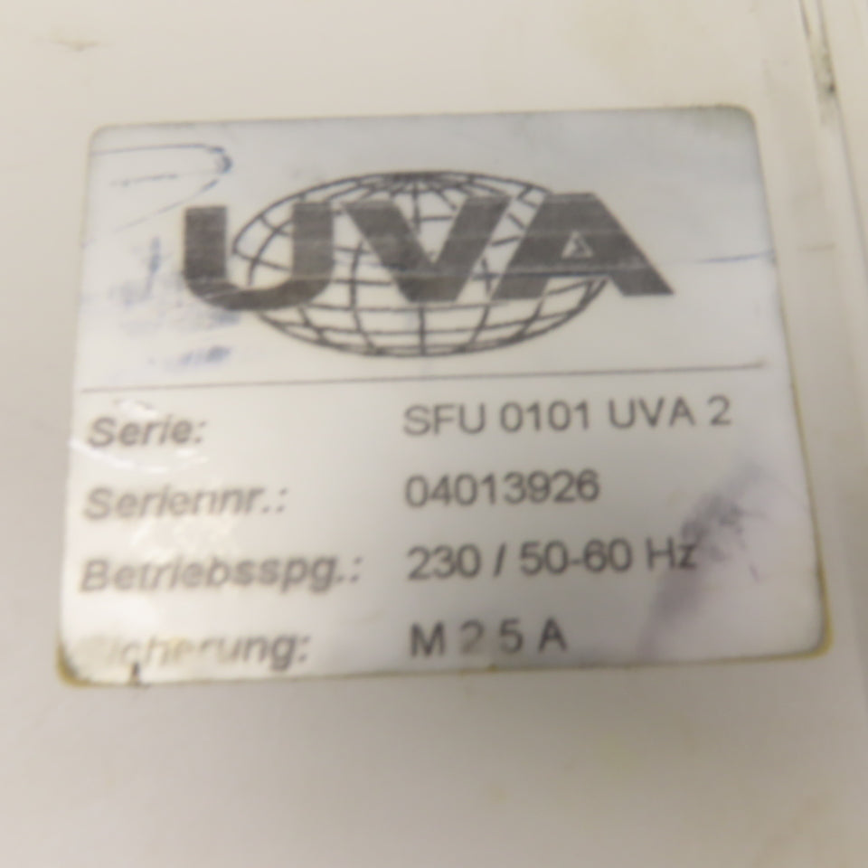 UVA SFU 0101 UVA 2 230V 50/60Hz Controller Parts Or Repair