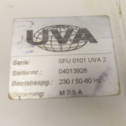 UVA SFU 0101 UVA 2 230V 50/60Hz Controller Parts Or Repair