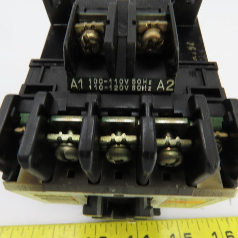 Fuji SC-5-1/ TK-5-1N Contactor 120V Coil W/Overload Relay 1.7-2.6A Trip Range