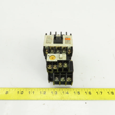 Fuji SC-5-1/ TK-5-1N Contactor 120V Coil W/Overload Relay 1.7-2.6A Trip Range