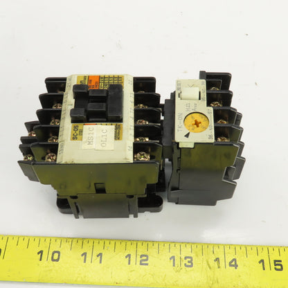 Fuji SC-05/ TK-0N Contactor 120V Coil W/Overload Relay 5-8A Trip Range