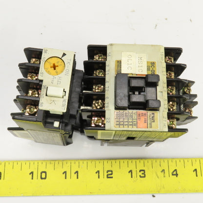Fuji SC-05/ TK-0N Contactor 120V Coil W/Overload Relay 5-8A Trip Range