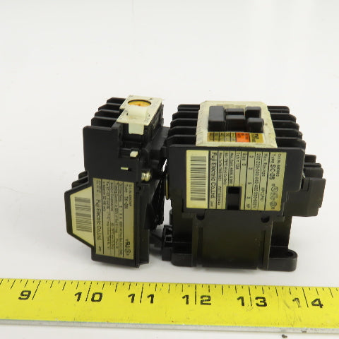 Fuji SC-05/ TK-0N Contactor 120V Coil W/Overload Relay 5-8A Trip Range