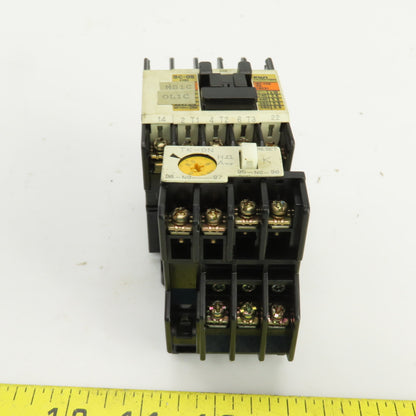 Fuji SC-05/ TK-0N Contactor 120V Coil W/Overload Relay 5-8A Trip Range
