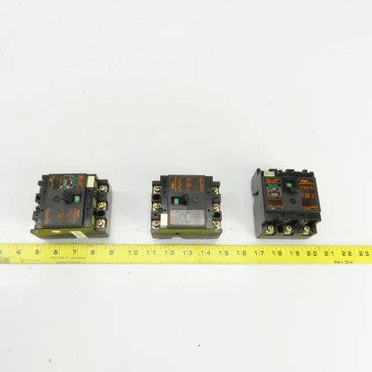 Fuji EA33 Auto Breaker 3 Pole (2) 20A (1) 30A Lot Of 3