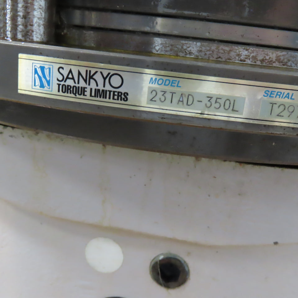 Sankyo 23AR Rotary Indexer 400VAC Servo 360° With Torque Limiter 555mm 22" Table