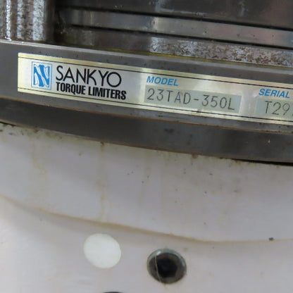 Sankyo 23AR Rotary Indexer 400VAC Servo 360° With Torque Limiter 555mm 22" Table