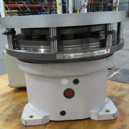 Sankyo 23AR Rotary Indexer 400VAC Servo 360° With Torque Limiter 555mm 22" Table