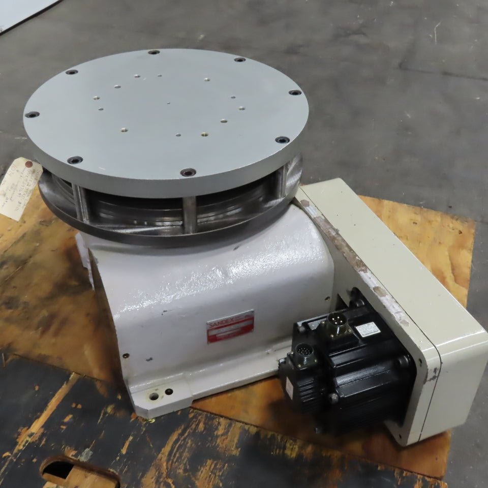 Sankyo 23AR Rotary Indexer 400VAC Servo 360° With Torque Limiter 555mm 22" Table